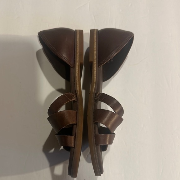 Timberland ortholite Caswell close back genuine upper leather Brown Sandals sz 7 - Picture 4 of 8